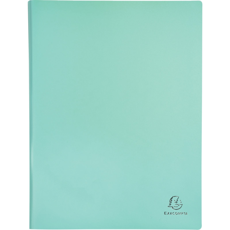 Protège-documents AQUAREL 80 vues en polypropylène, coloris assortis
