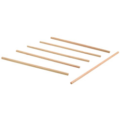 Sachet de 100 baguettes carrées format 5 x 200 mm