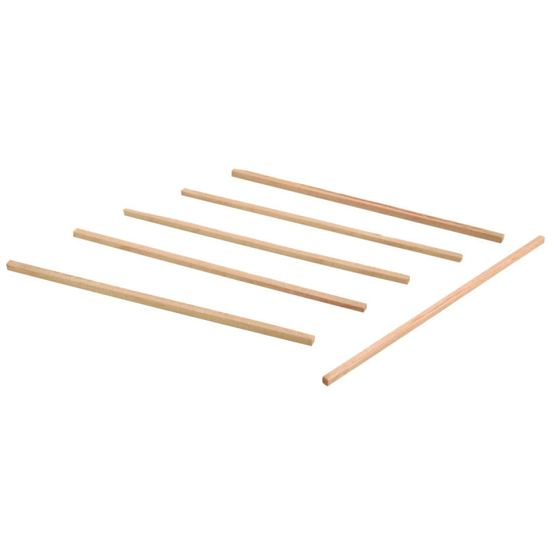 Sachet de 100 baguettes carrées format 5 x 200 mm