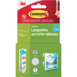 Blister de 4x2 languettes accroches tableaux