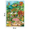 Puzzle d'observation 40 pièces, la ferme écolo