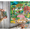 Puzzle d'observation 40 pièces, la ferme écolo