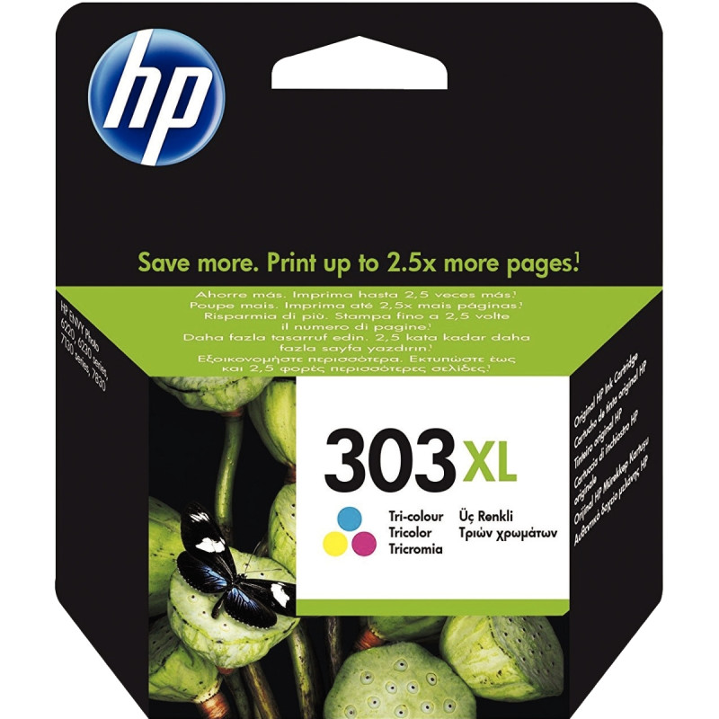 HP 303XL cartouche d'encre trois couleurs grande capacité authentique