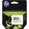 HP 303XL cartouche d'encre trois couleurs grande capacité authentique