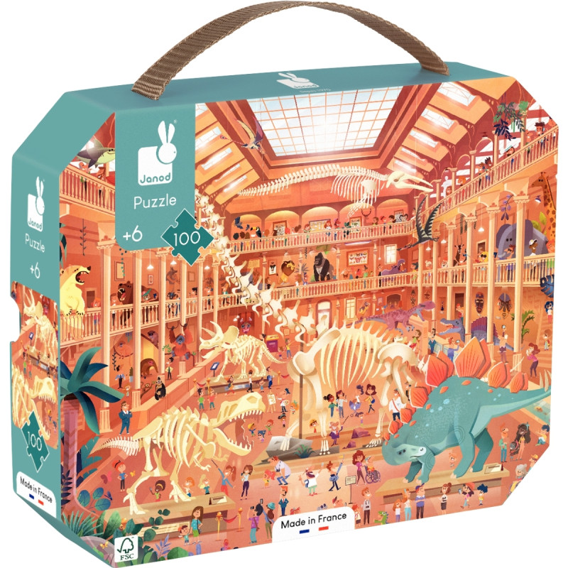 Puzzle 100 pièces, musée d'histoire naturelle