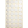 Etui de 112 pastilles adhésives diamètre 15 mm argent