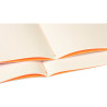 Carnet piqué 64 pages RHODIARAMA format A5, ligné, rouge coquelicot