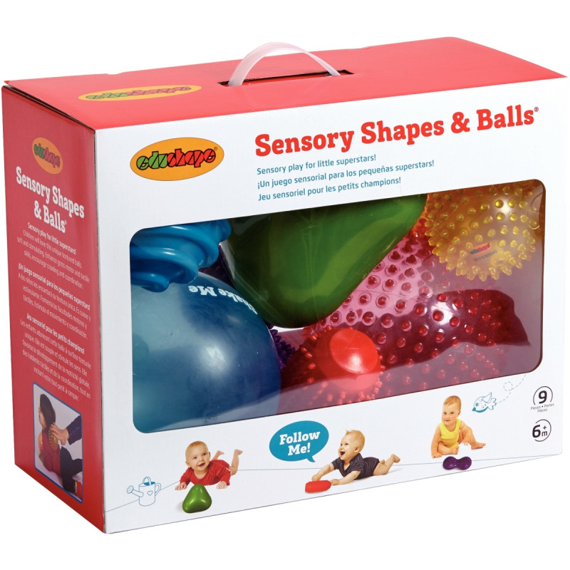 Pack 9 balles sensorielles