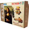 Puzzle d'art en bois d'environ 50 pièces, LA JOCONDE Mona Lisa