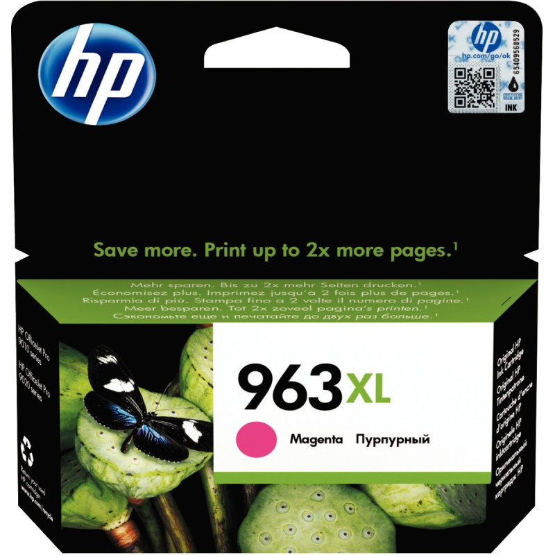 HP 963XL cartouche d'encre magenta grande capacité authentique (3JA28A