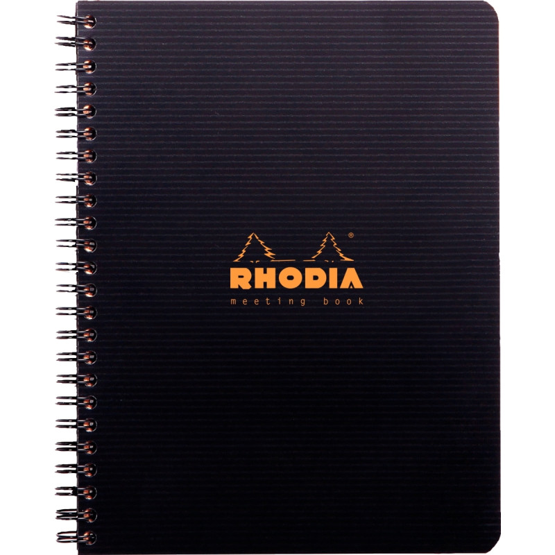 Cahier 160 pages MEETING BOOK RHODIACTIVE, format A5+, couverture en p