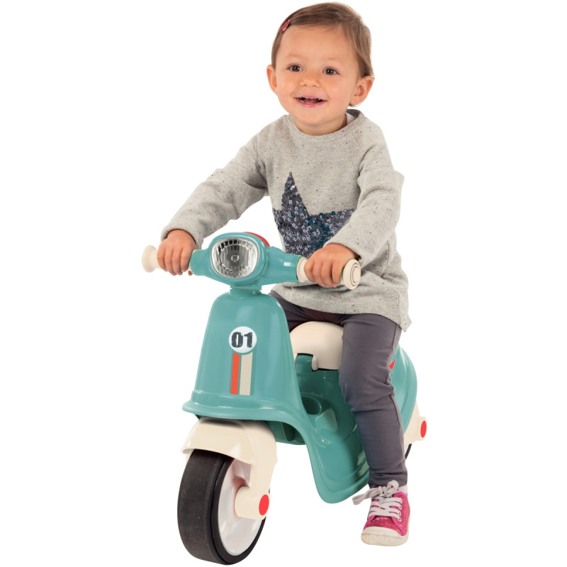 Porteur scooter bleu