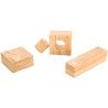 Jeu de construction imitation bois, 80 pièces