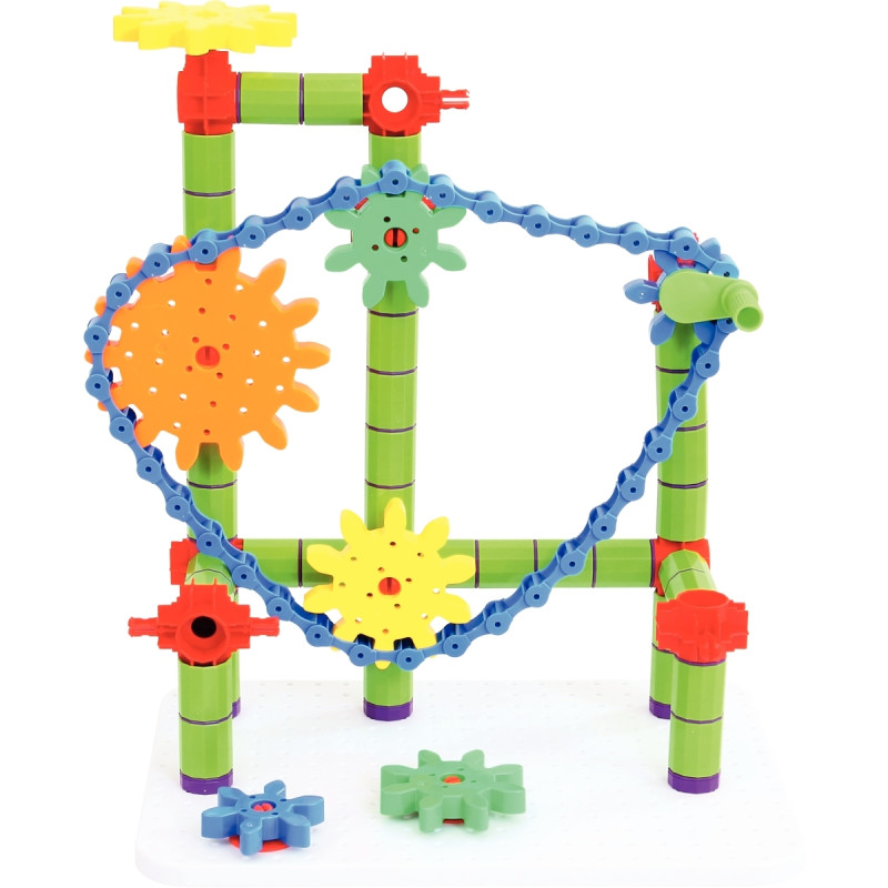 Atelier engrenages en couleur 340 pièces