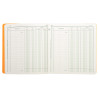 Piqûre de 20 feuilles positions de compte format 21 x 19 cm