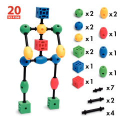 Boite de 24 fiches d'activités pour 3D Connect 12381