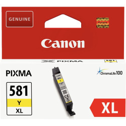 Canon 581XL cartouche jet d'encre jaune haute capacité authentique (CL