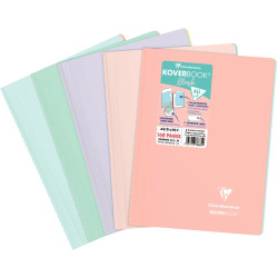 Cahier à reliure intégrale 160 pages KOVERBOOK BLUSH, format A4, quadr