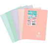 Cahier à reliure intégrale 160 pages KOVERBOOK BLUSH, format A4, quadr
