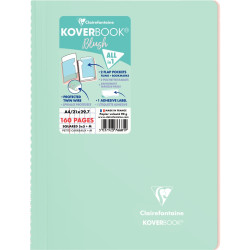 Cahier à reliure intégrale 160 pages KOVERBOOK BLUSH, format A4, quadr