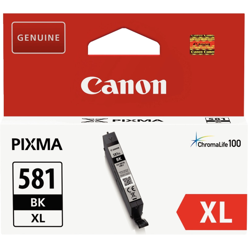 Canon 581XL cartouche jet d'encre noire haute capacité authentique (CL