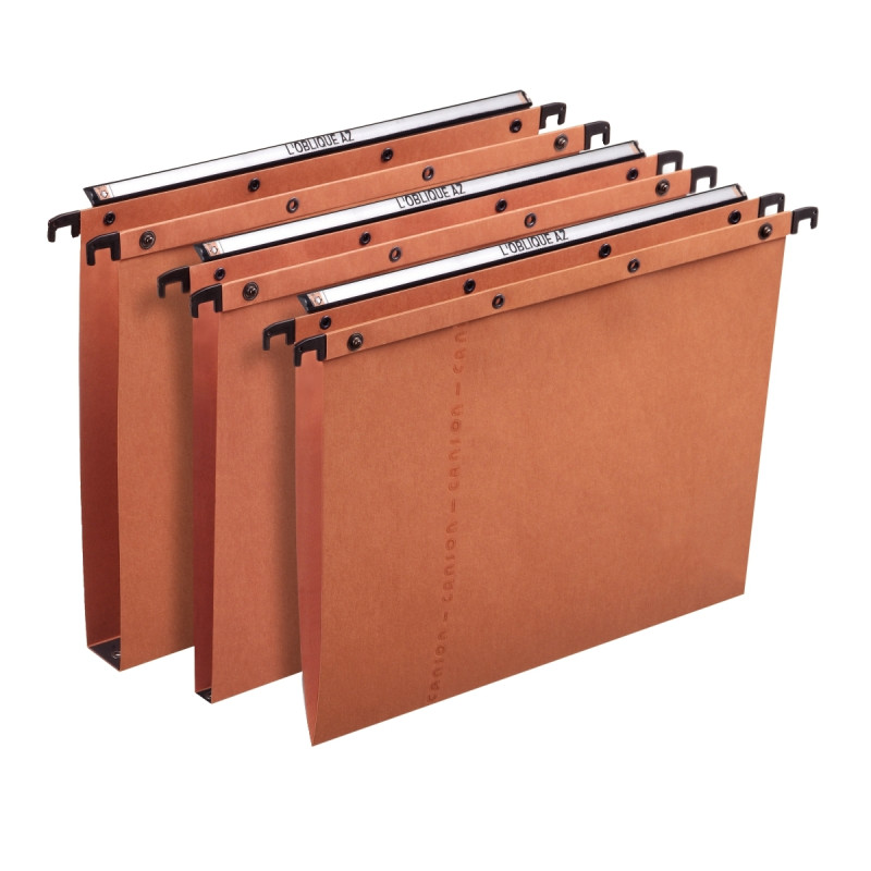 Paquet de 25 dossiers suspendus ULTIMATE en kraft 240g pour tiroir, do
