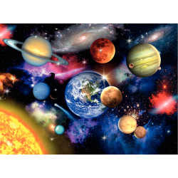 Puzzle XXL 300 pièces, le système solaire