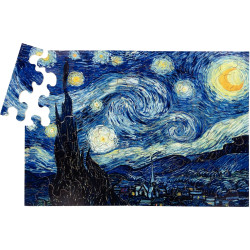 Puzzle d'art en bois d’environ 50 pièces, NUIT ETOILEE