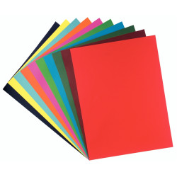 Paquet de 25 feuilles CARTOLINE 50x65cm turquoise