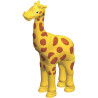 Boite de 7 mini puzzles 3D magnétiques, animaux de la jungle