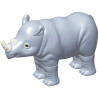 Boite de 7 mini puzzles 3D magnétiques, animaux de la jungle