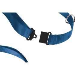 Boîte de 10 lacets textile ajustables bleu