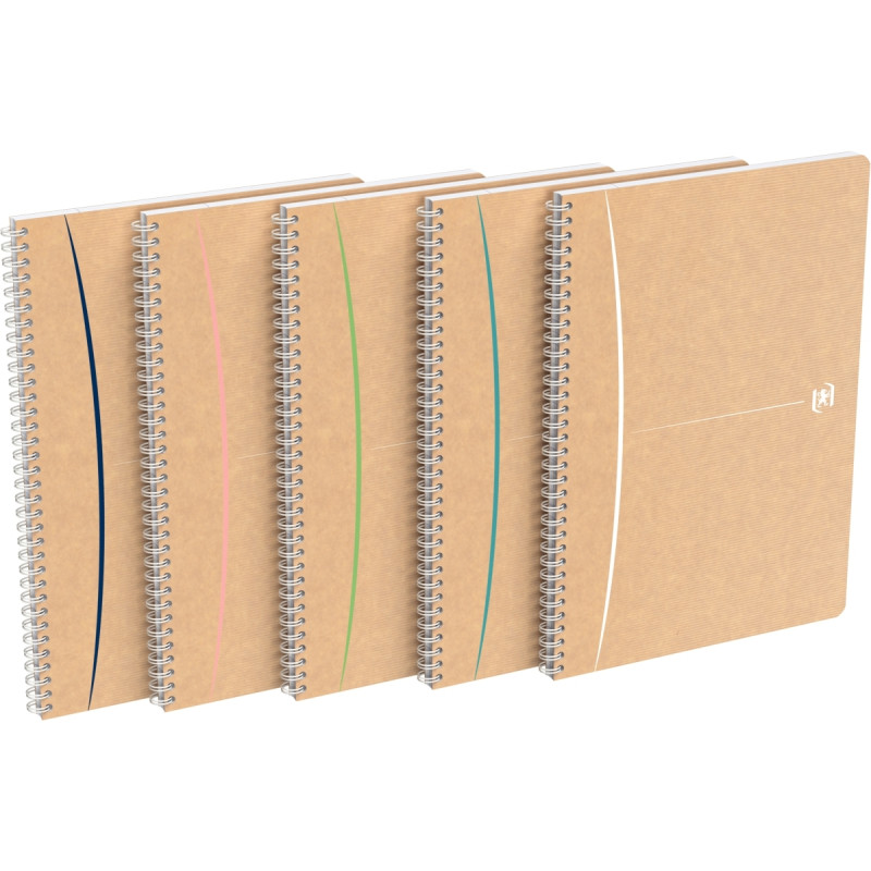 Cahier à reliure intégrale 100 pages TOUAREG format A4, quadrillé 5x5