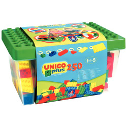 Baril de 250 briques de construction UNICO PLUS STANDARD