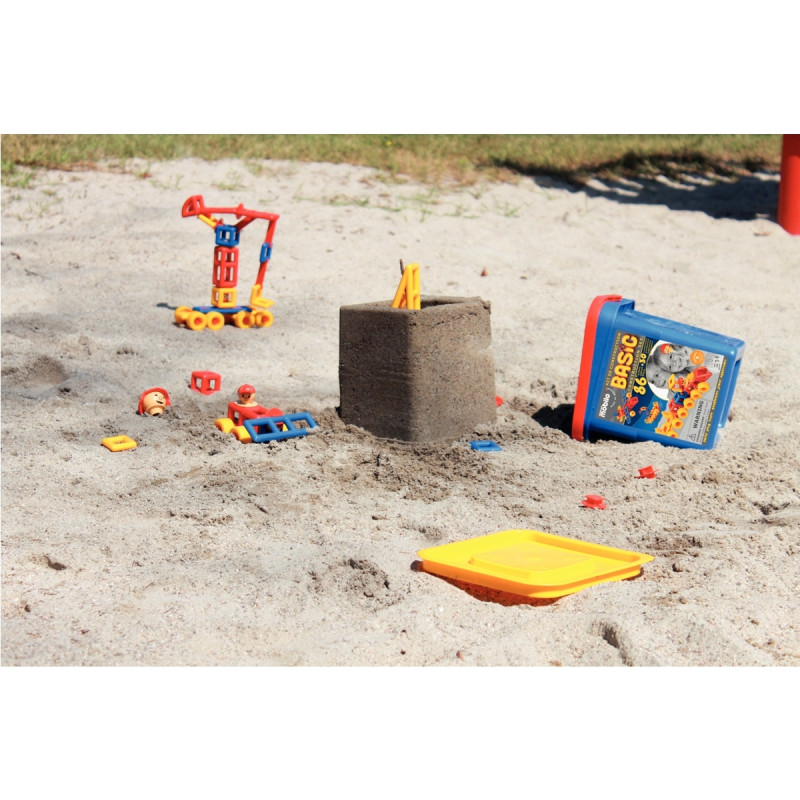 Baril de 86 pièces de jeu de construction MOBILO