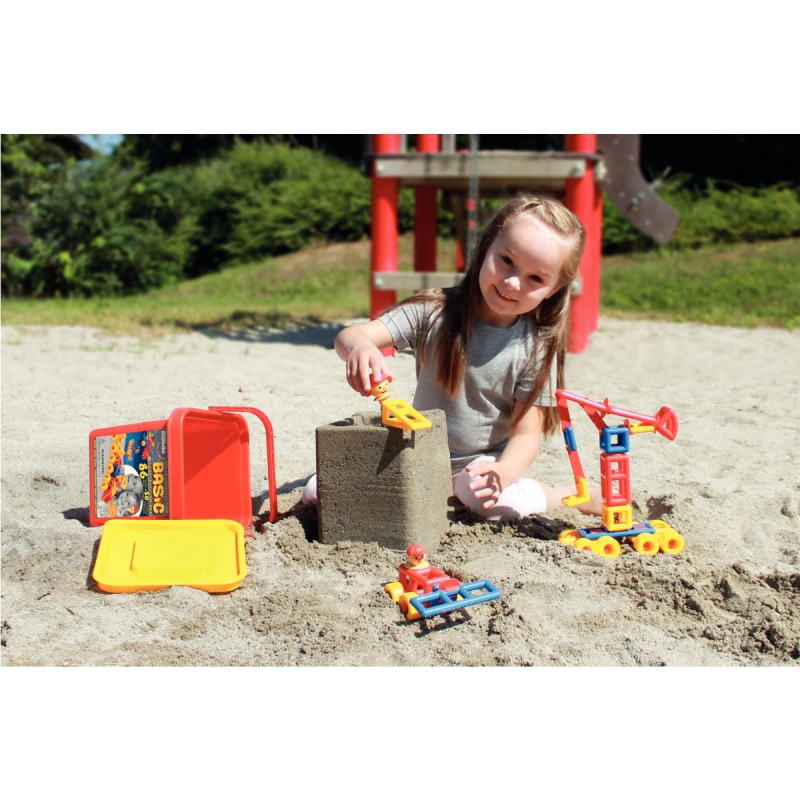 Baril de 86 pièces de jeu de construction MOBILO