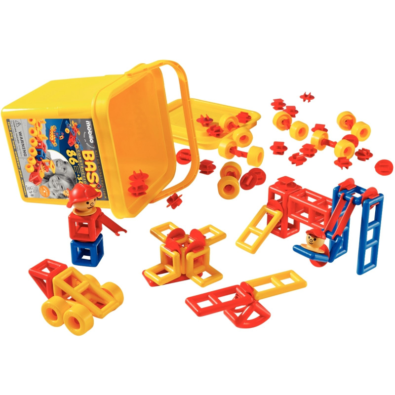Baril de 86 pièces de jeu de construction MOBILO