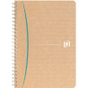 Cahier à reliure intégrale 100 pages TOUAREG format A5, quadrillé 5x5