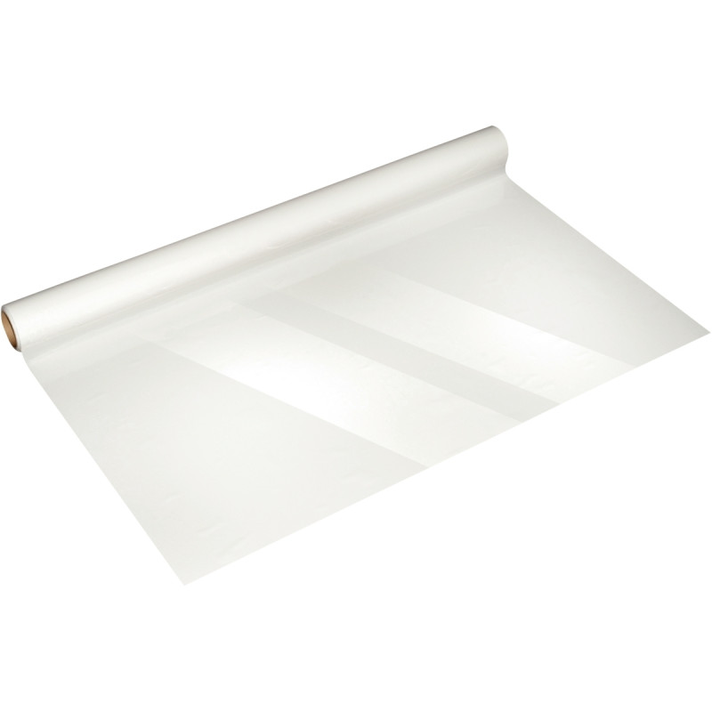 Rouleau de 25 feuilles statiques Magic-Chart blanc uni