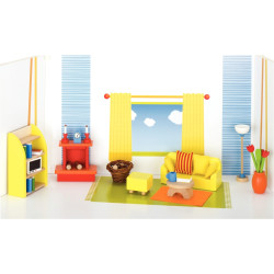 Salon pour maison de poupées, 34 éléments