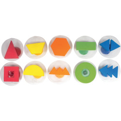 Set de 10 tampons D. 7,5 cm EVA les formes