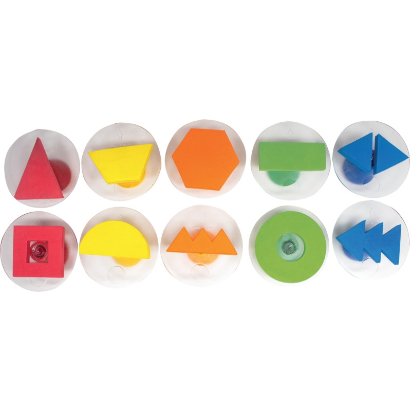Set de 10 tampons D. 7,5 cm EVA les formes