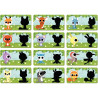 Boite de 12 puzzles duo, les ombres