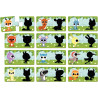 Boite de 12 puzzles duo, les ombres