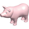 Boite de 7 mini puzzles 3D magnétiques, animaux de la ferme