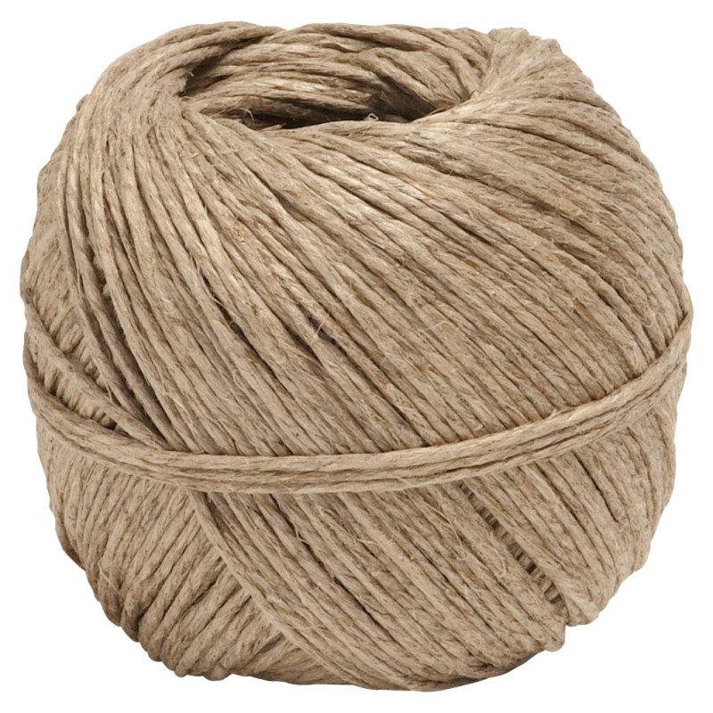 Bobine de ficelle en chanvre 200g 100m