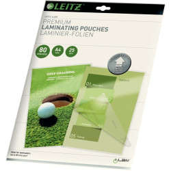 Paquet de 25 pochettes pour plastification à chaud Leitz Ilam UDT A4 8