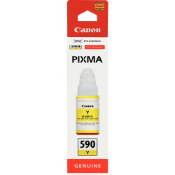 Canon 590 flacon d'encre jaune authentique (GI590Y)