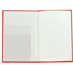 Paquet de 500 pochettes porte-fiche adhésives et transparentes dimensi