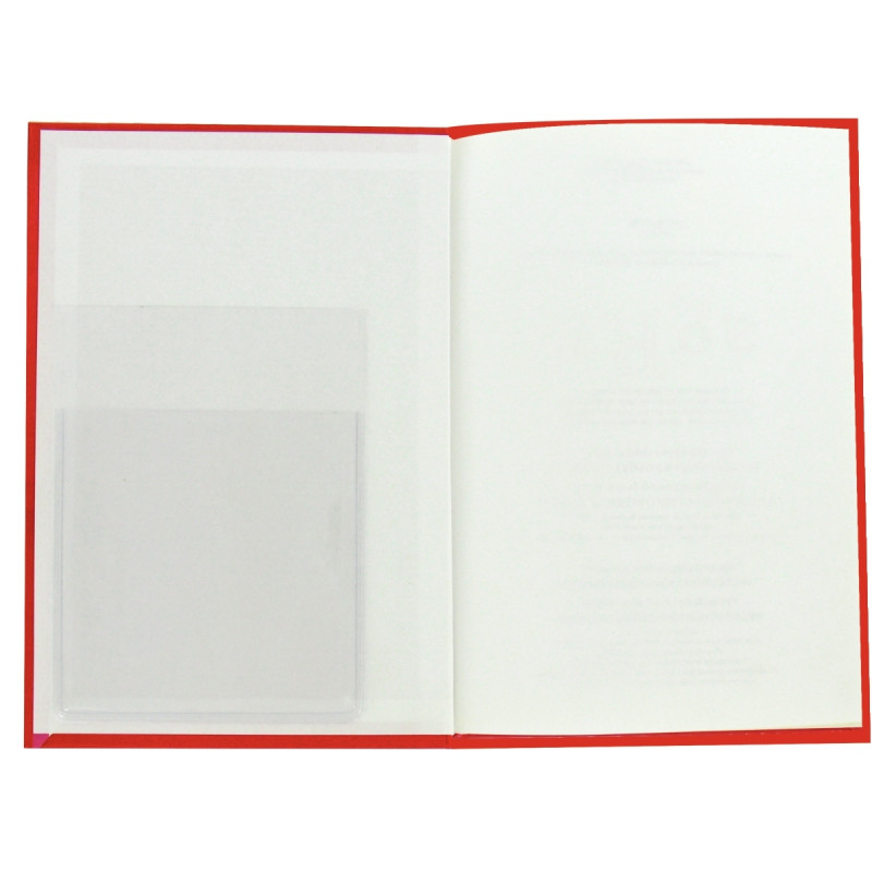 Paquet de 500 pochettes porte-fiche adhésives et transparentes dimensi